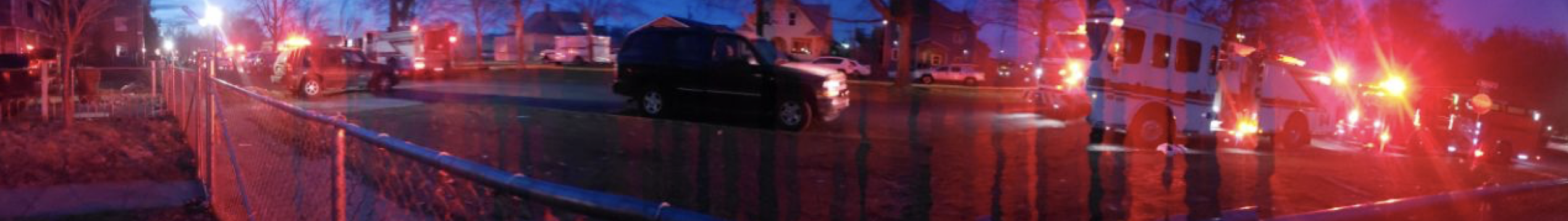 Fire department and ambulances respond to structure fire in Yakima.